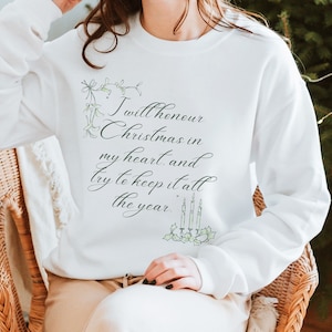 A Christmas Carol Sweatshirt, Classic Literature Crewneck, Bookish Gift, Charles Dickens Sweatshirt, Literary Shirt, Christian Book Quote,