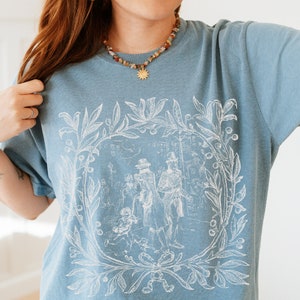 Maglietta vittoriana da libro, A Christmas Carol, maglietta di Charles Dickens, maglietta di letteratura classica, regalo di libro carino, abbigliamento letterario,