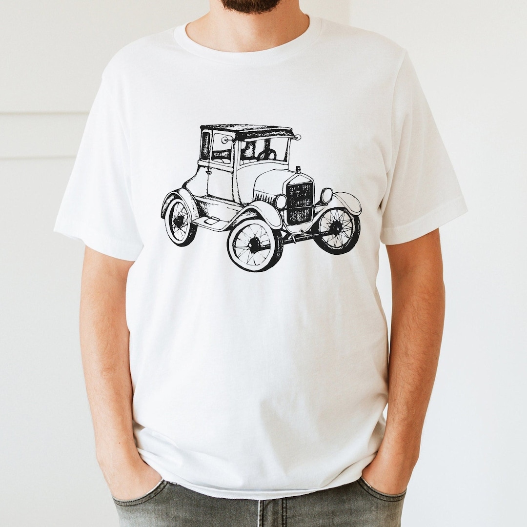 Classic Vintage Car Tee Shirt, Automobile Tshirt, Automotive Tshirt