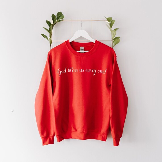 God Bless Us Everyone Sweatshirt, A Christmas Carol, Classic 