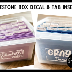 Milestone Box Kit | Memory Box Kit | Childhood Memories | Childhood Keepsakes | DIY Milestone Box | School Box | Custom | Unique Gift