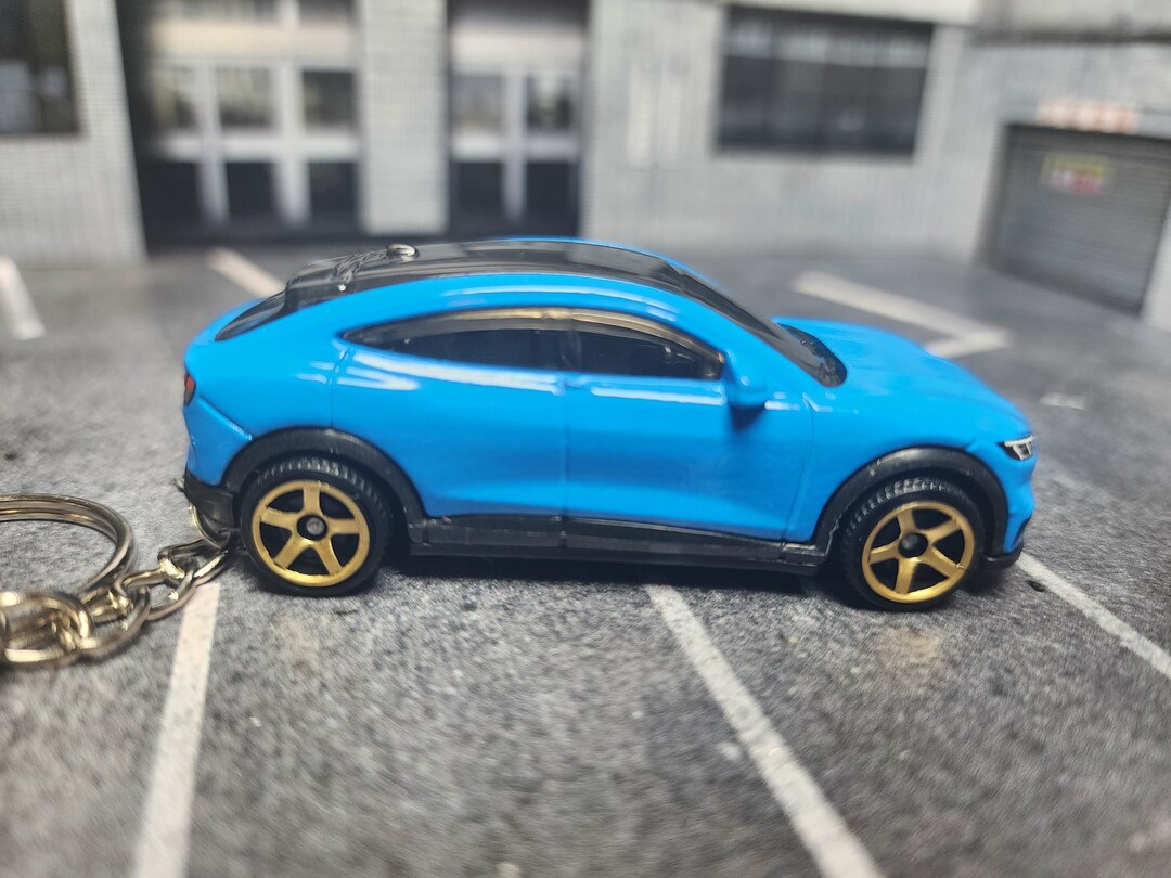 Ford Mustang Mache Keychain Mustang Mache Keychain Mach E Etsy