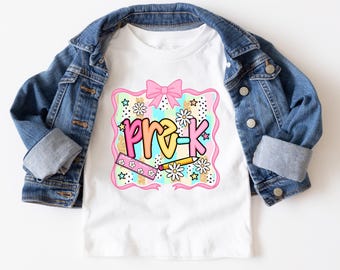 Pre-K Back To School Shirt: First Day Elementary T-Shirt