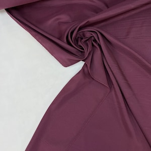 Shades of Purple Plain Twill Fabric - Woven - Italian Designer Fabric - Dress / Blouse, Lining Fabric - Fabric by Yard
