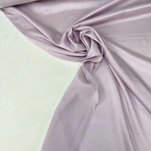 Shades of Purple Plain Fabric - Twill - Woven - Italian Designer Fabric - Dress / Blouse, Lining Fabric - Fabric by Yard