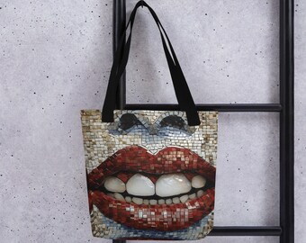 Lips Mosaic- Tote bag