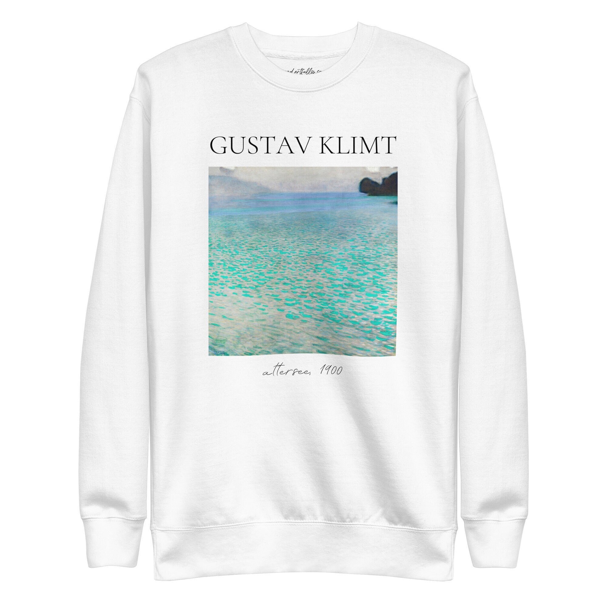Gustav Klimt Sweatshirt Adult, Attersee, Unisex Premium Sweatshirt