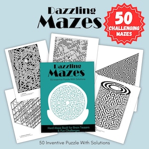 Dazzling Mazes Aktivitätsbuch 50 besonders herausfordernde Puzzlespiele für Erwachsene und Jugendliche