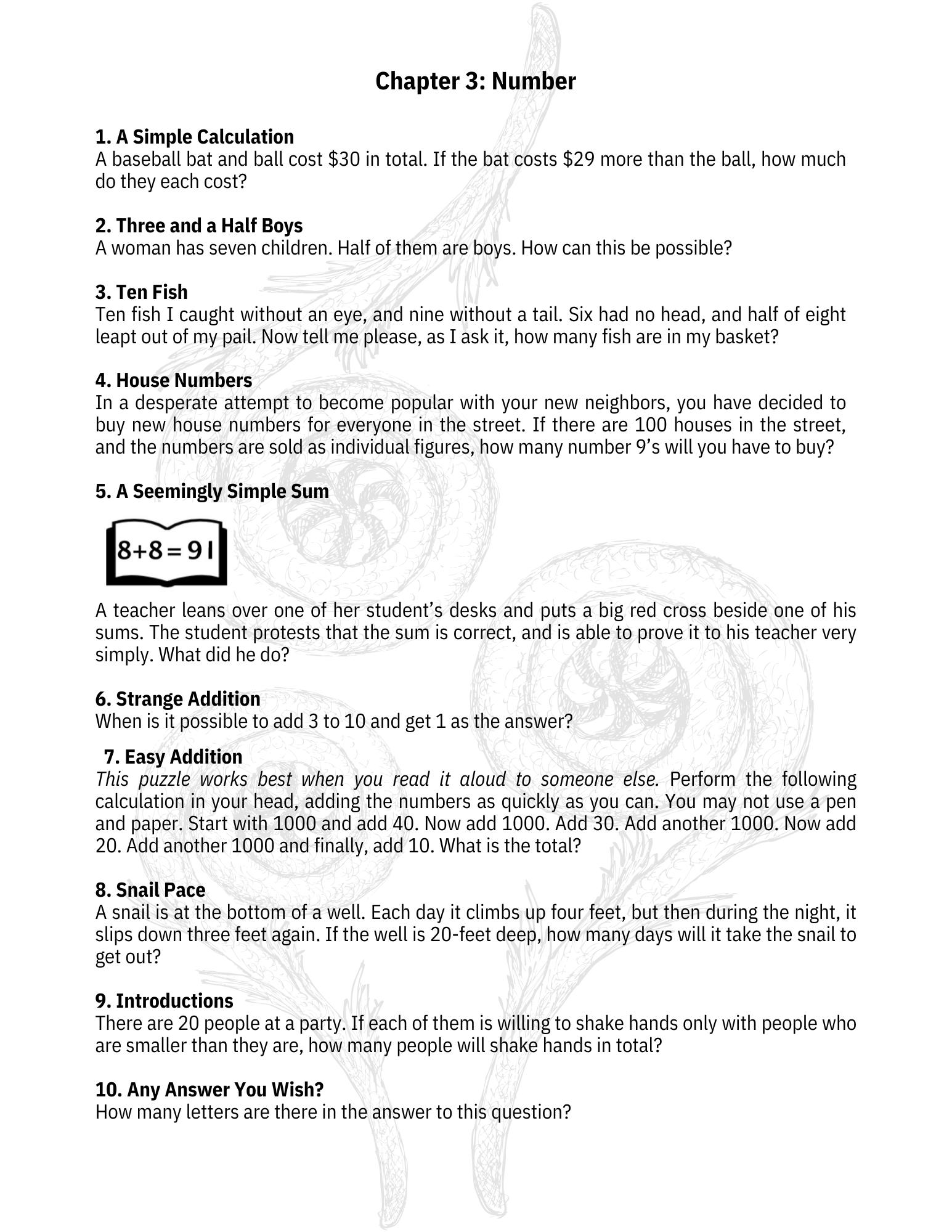 Riddles and Trick Puzzles Activity Book | Brain Teasers for Kids, Teens ...