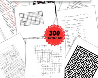 Puzzle Book: Sudoku, Word Search, Word Scramble  Vol 2.0 (Answer included)