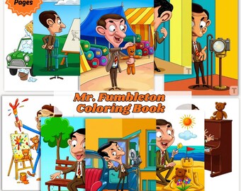 Mr. Fumbleton Coloring Book (A4)