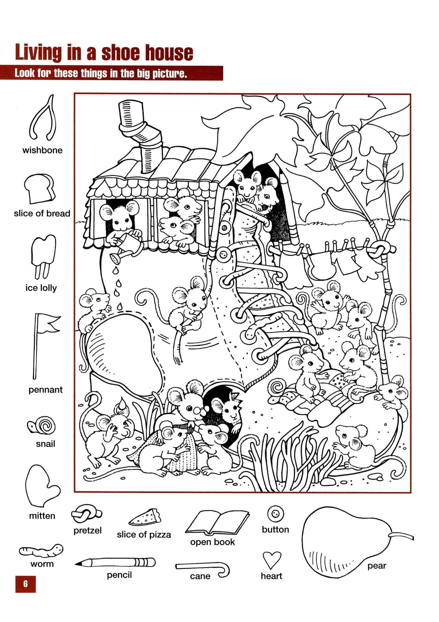 Hidden Pictures Puzzle Book - Brain-boosting Hidden Object Game for ...