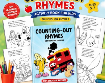 Counting-Out Rhymes Activity Book for Kids: Fun English Rhymes