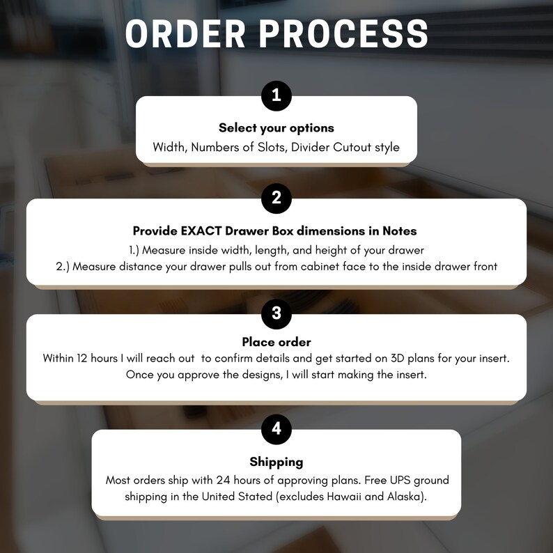 Custom Kitchen Drawer Organizer Baltic Birch Silverware Etsy