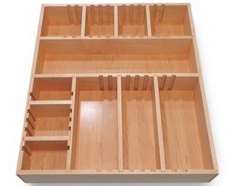 Verstellbarer Schubladenorganizer für Utensilien Besteck Messer Büro Schreibtisch Schubladenorganizer mit verstellbaren Wänden Teiler Einweihungsgeschenk