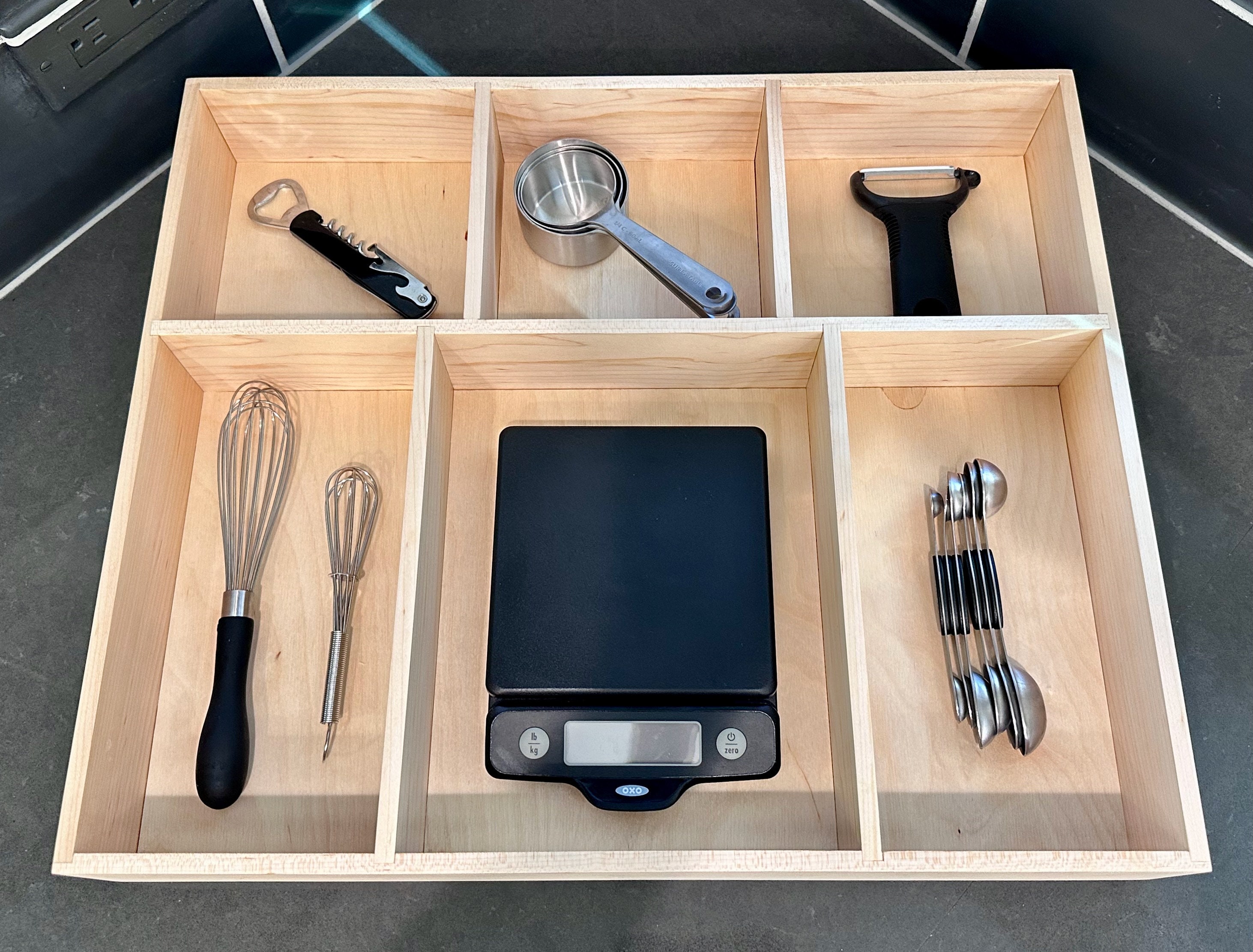 14 Cutlery Drawer Insert  Wooden Kitchen Drawer Organizer