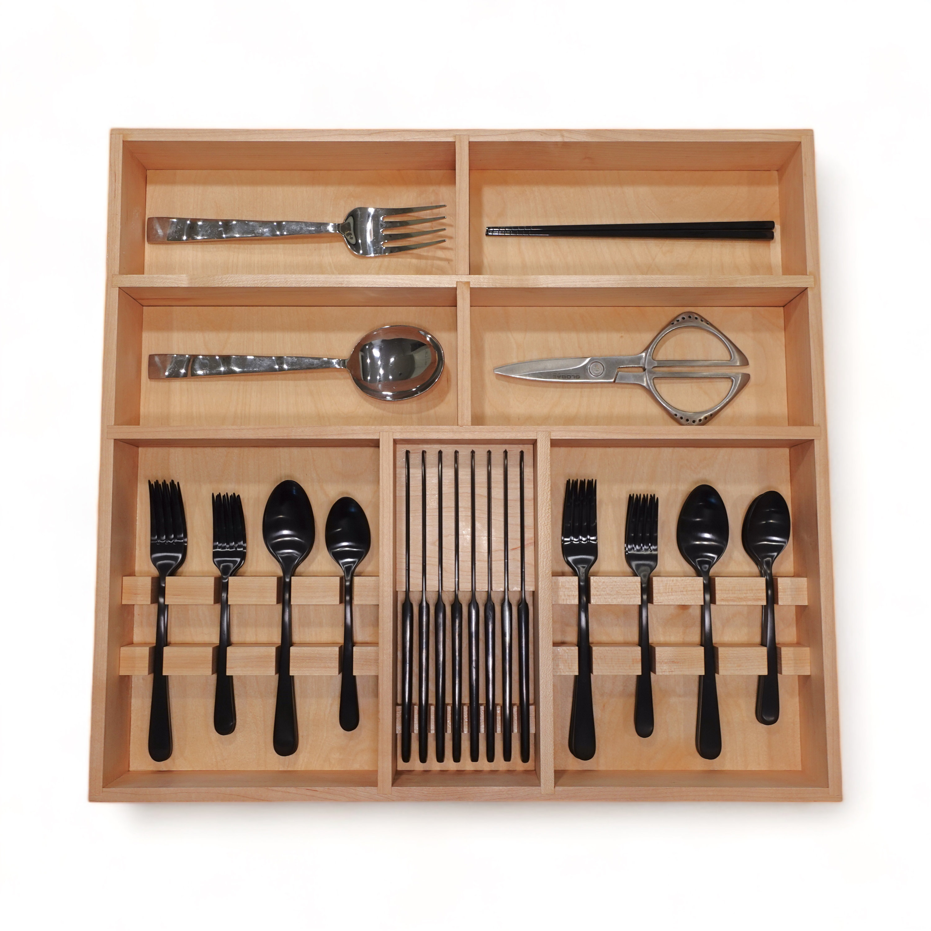 Silverware Drawer Organizer, Expandable Utensil Tray For Kitchen, BPA