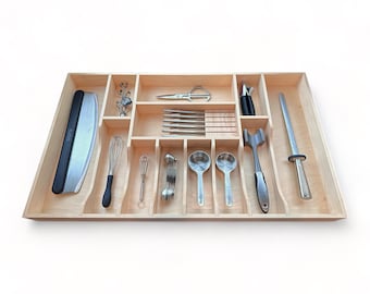 Custom Kitchen Drawer Organizer Solution for Messy Drawers Custom Drawer Insert for Organization for Kitchen Drawers