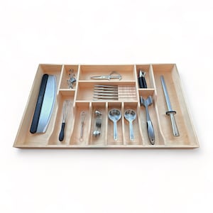 Custom Kitchen Drawer Organizer Solution for Messy Drawers Custom Drawer Insert for Organization for Kitchen Drawers