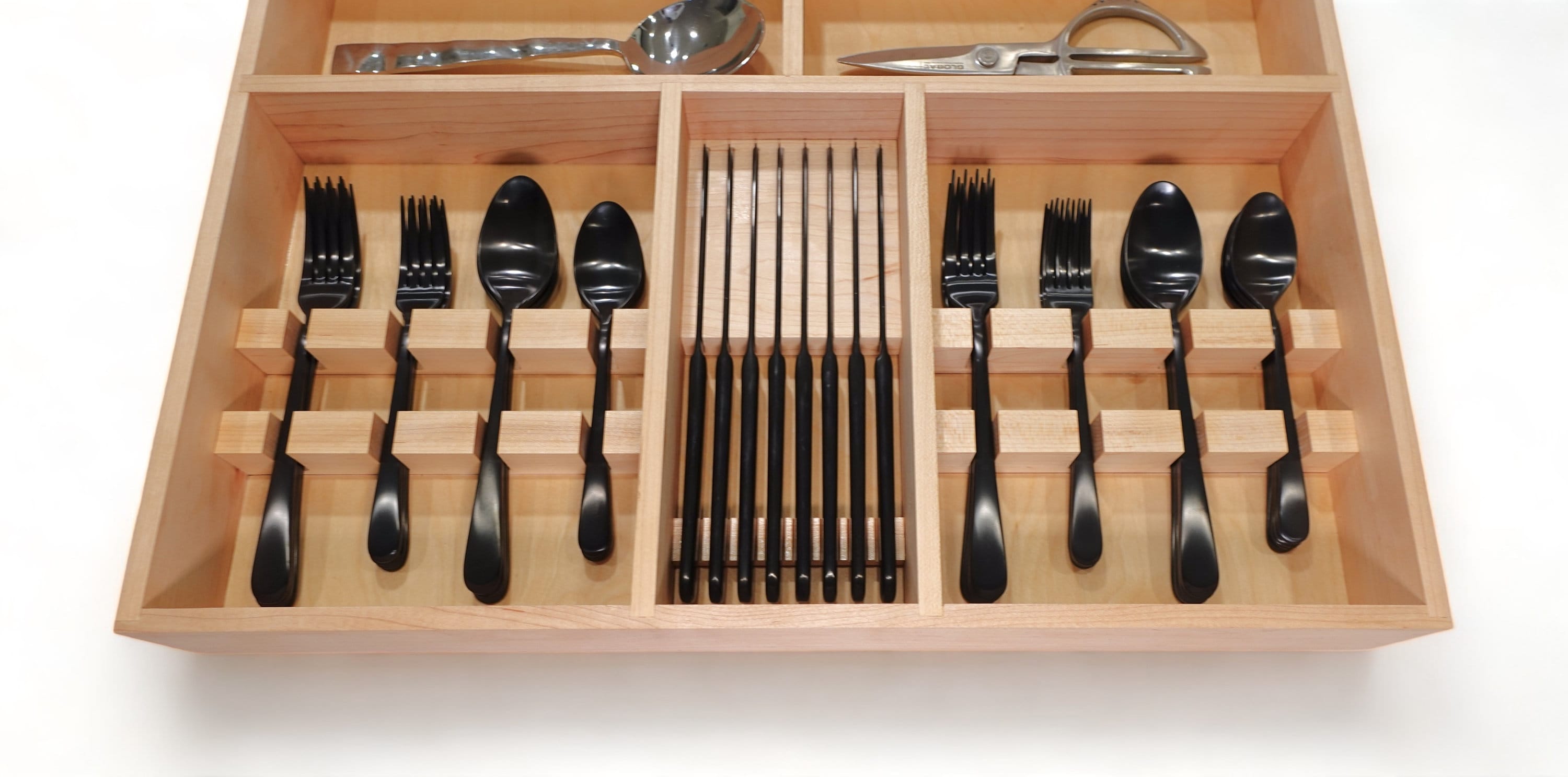 Custom Kitchen Drawer Organizer Silverware Tray Utensil Organizer for ...