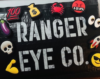 Waldläufer Auge Emoji Bündel | 3D PVC Ranger Augenklappe Augenklappe Patches