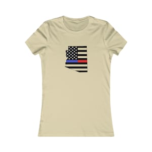Arizona Front line flag shirt, Arizona, Front line, Police, Firefighter, Thin Blue line, Arizona thin blue and red line, Gift for friend