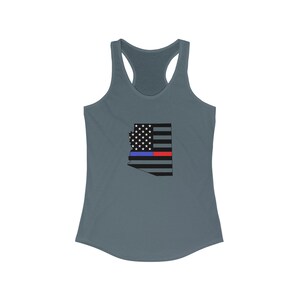 Arizona Front line flag women&#39;s tank, Arizona, Front line, Police, Firefighter, Thin Blue line, Arizona thin red line, Gift for friend