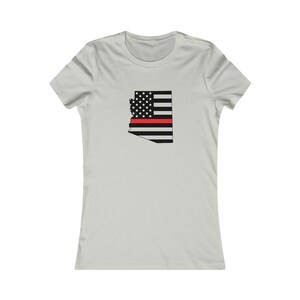 Arizona Front line flag women&#39;s shirt, Arizona, Front line, Firefighter, Thin Red line, Gift for friend, Firefighter shirt