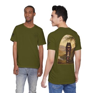 Ohio Master Mason T-Shirt | Third Degree Masonic Artwork, Square Compass, Flag