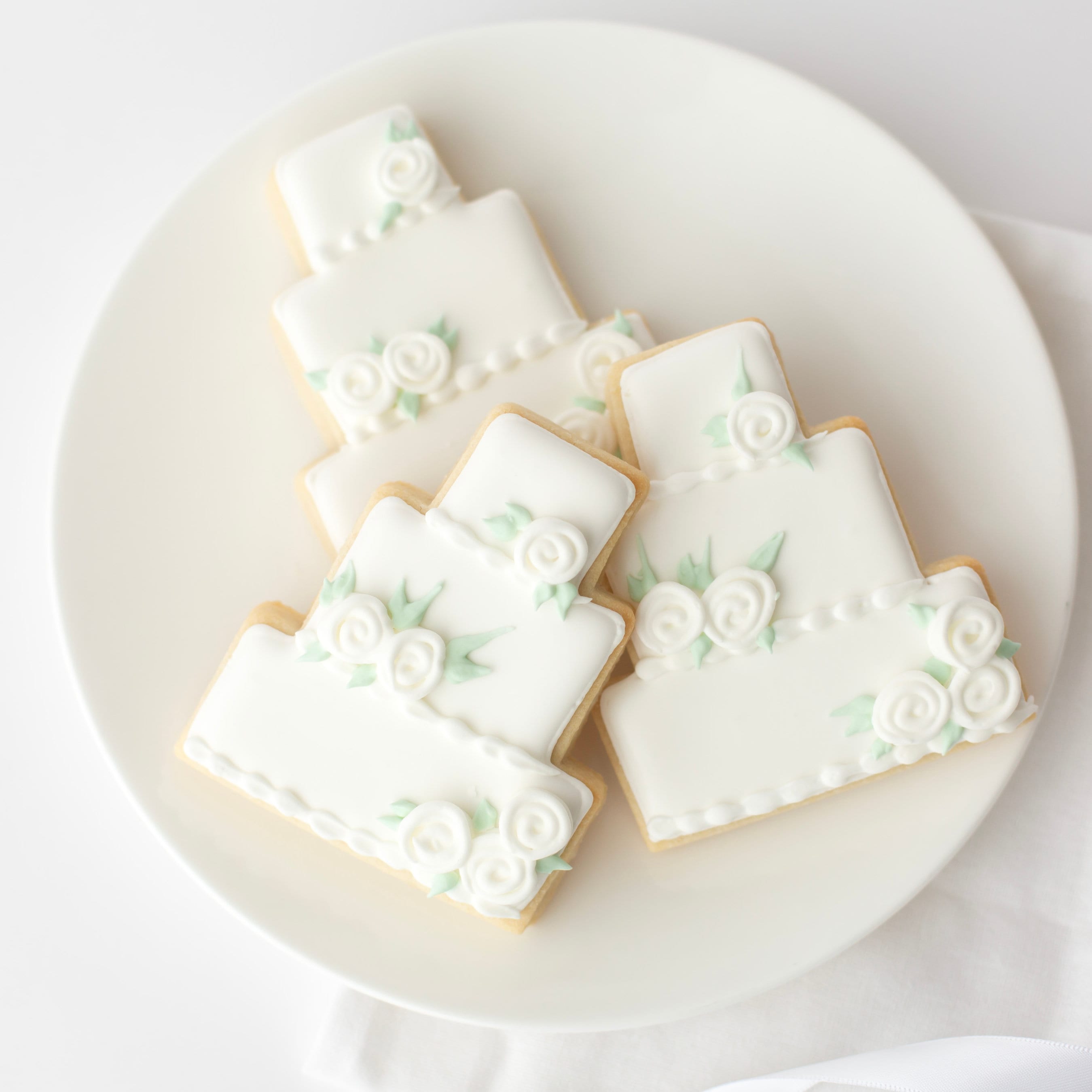Wedding Cake Sugar Cookies - Gourmet Hand-decorated Gift Set (dozen) - Etsy Wedding Cake Sugar Cookies - Gourmet Hand-decorated Gift Set (dozen) - Etsy
