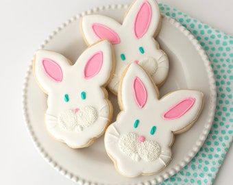 Jumbo Easter Bunny Cookies (half dozen)