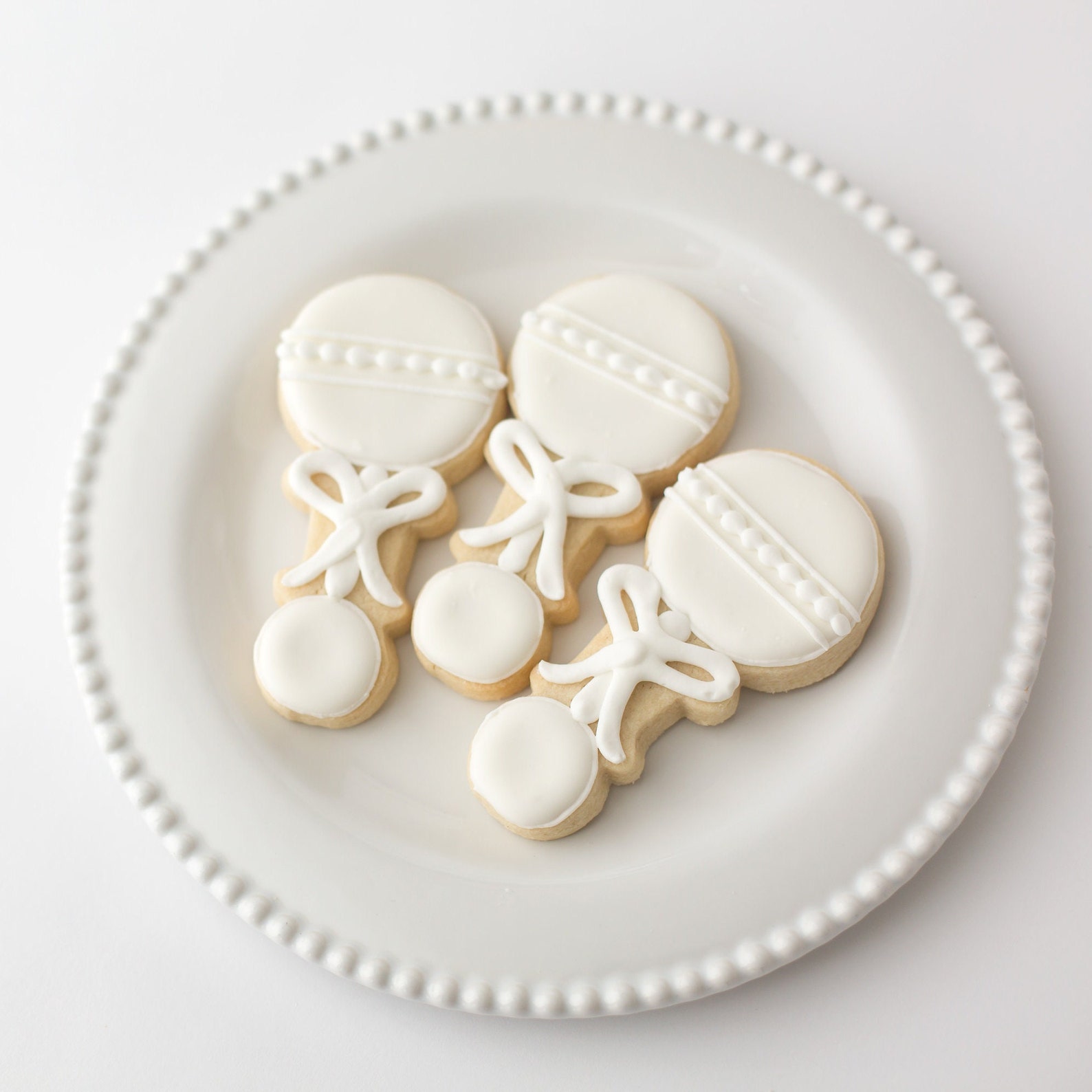 Baby Rattle Cookies dozen Etsy