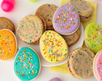 Easter Egg Sugar Cookies & Buttercream Sammie Gift Box (dozen)