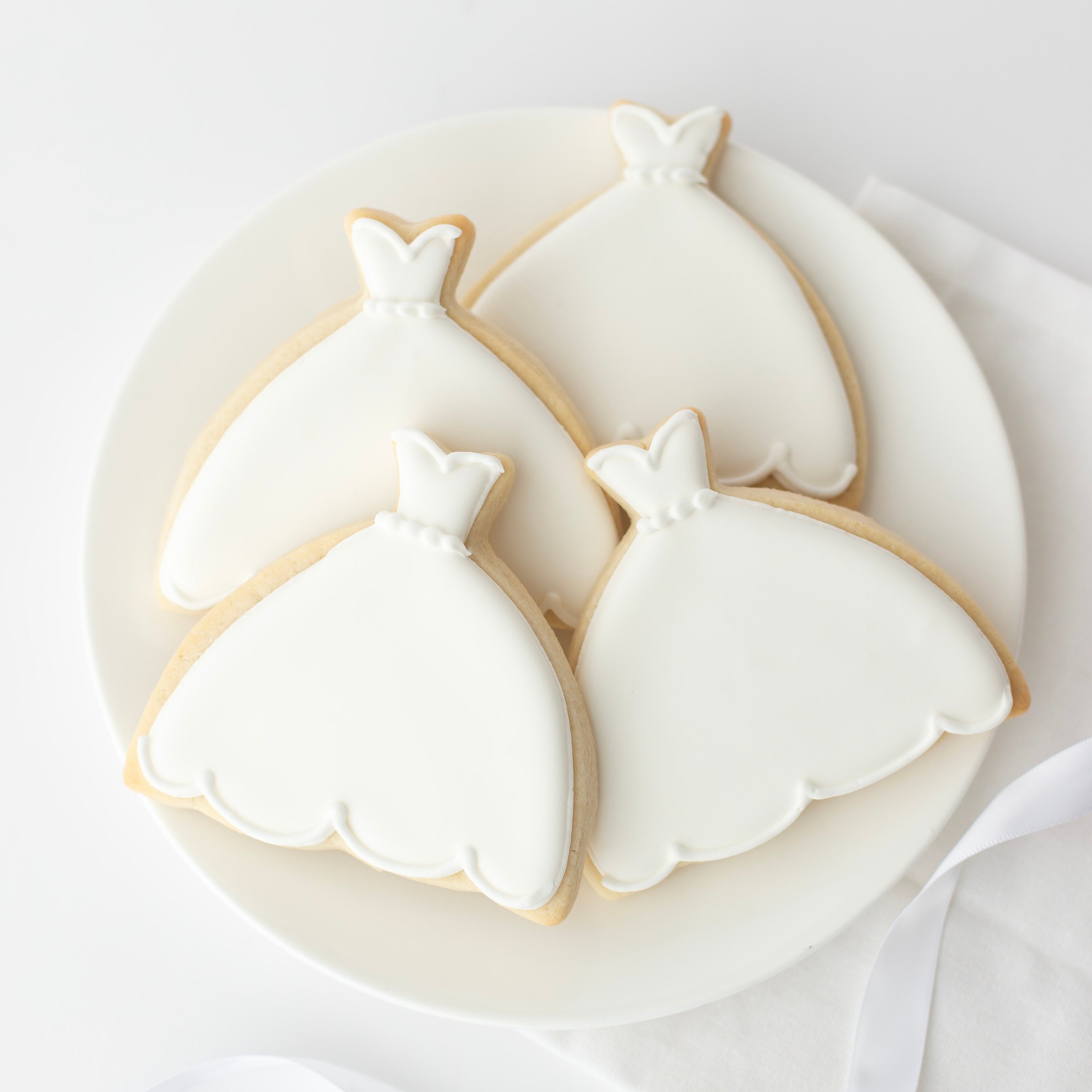 Wedding Dress Sugar Cookies - Etsy