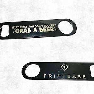 Personalized Speed Bottle Opener - Custom Engraved Bottle Opener | Father&#39;s Day Gift | Groomsmen Gift | Gifts For Him | Home Bar Supplies