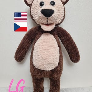 Amigurumi Masha's bear crochet pattern, PDF pattern, ENGLISH and CZECH language