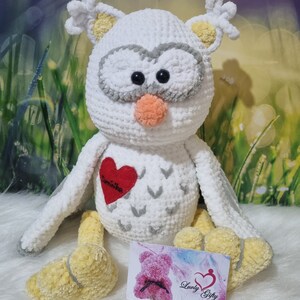 Amigurumi Owl Crochet pattern plush toy Owl pattern, PDF pattern, ENGLISH language
