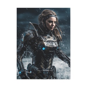 Cyborg Woman, Lady Cyborg, Robot Woman, Lady in Armor, AI Woman, Robot Lady, Cyber Woman, Cyber Lady, Full Armor Woman