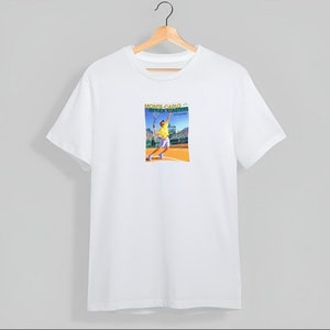 モンテカルロ マスターズ テニス T シャツ (白)。全サイズご用意しております。