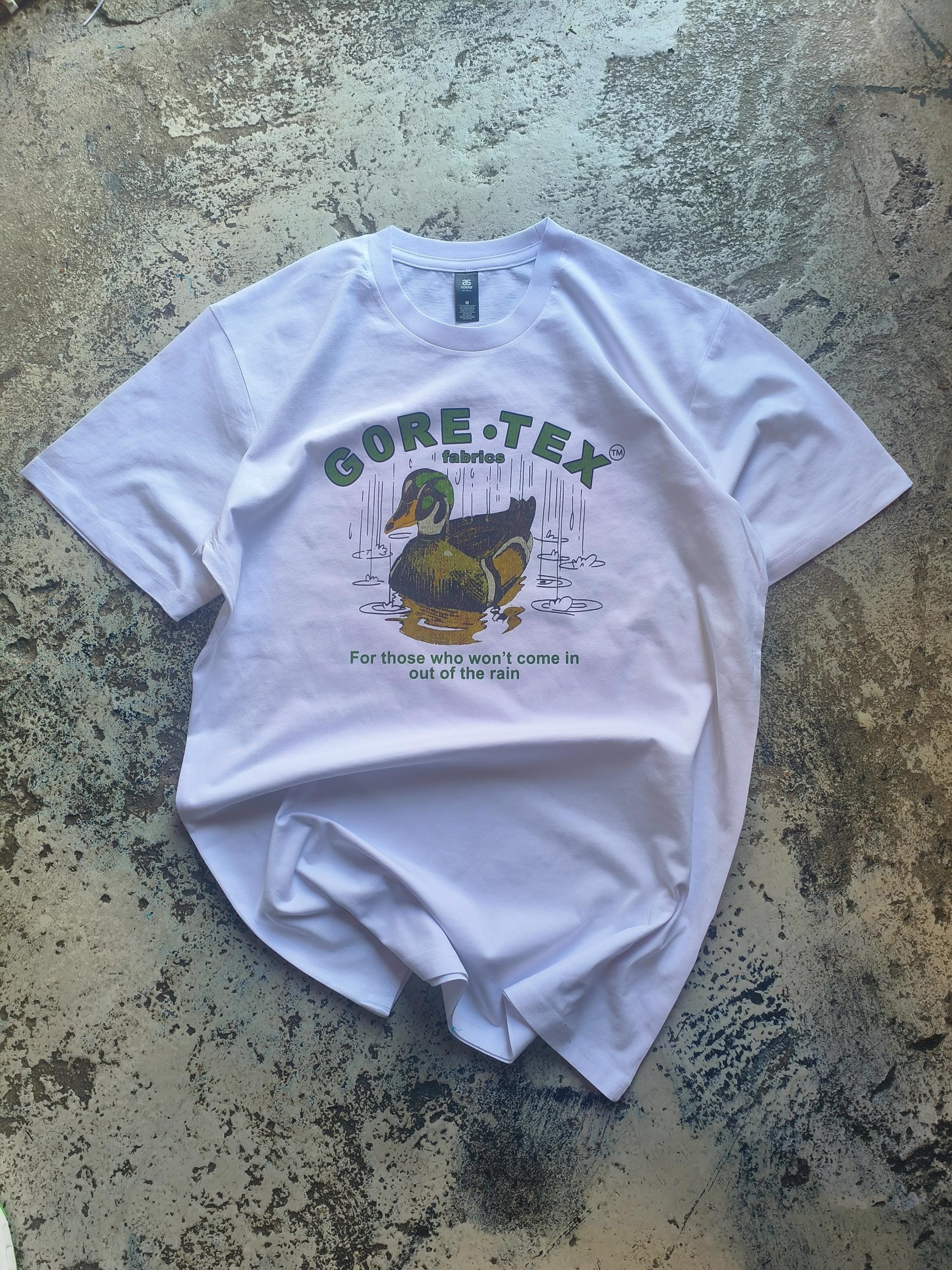 Retro Gore-Tex Duck Illustration T-Shirt - Outdoorsy Weather Tee