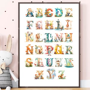 Das englische Poster / das italienische Poster / die Dekoration mit Blumenmotiven, Tieren, Kleinkindern mit dem Prinzip des Prinzen.
