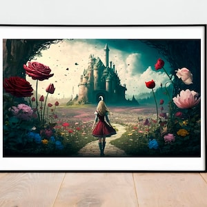 Alice in wonderland poster - wall art