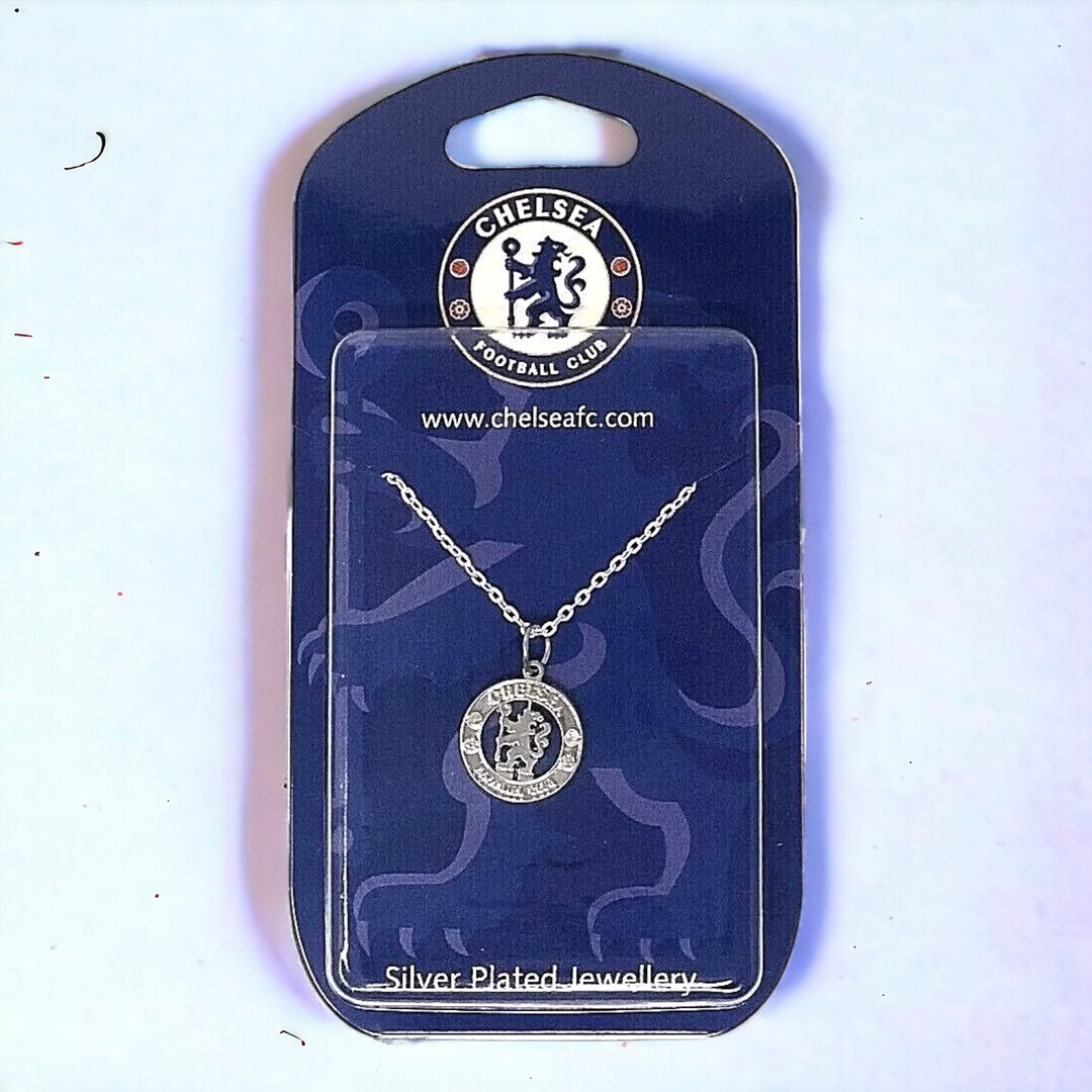 Chelsea Chain Necklace Silver Plated Pendant FC Birthday Gift Christmas ...