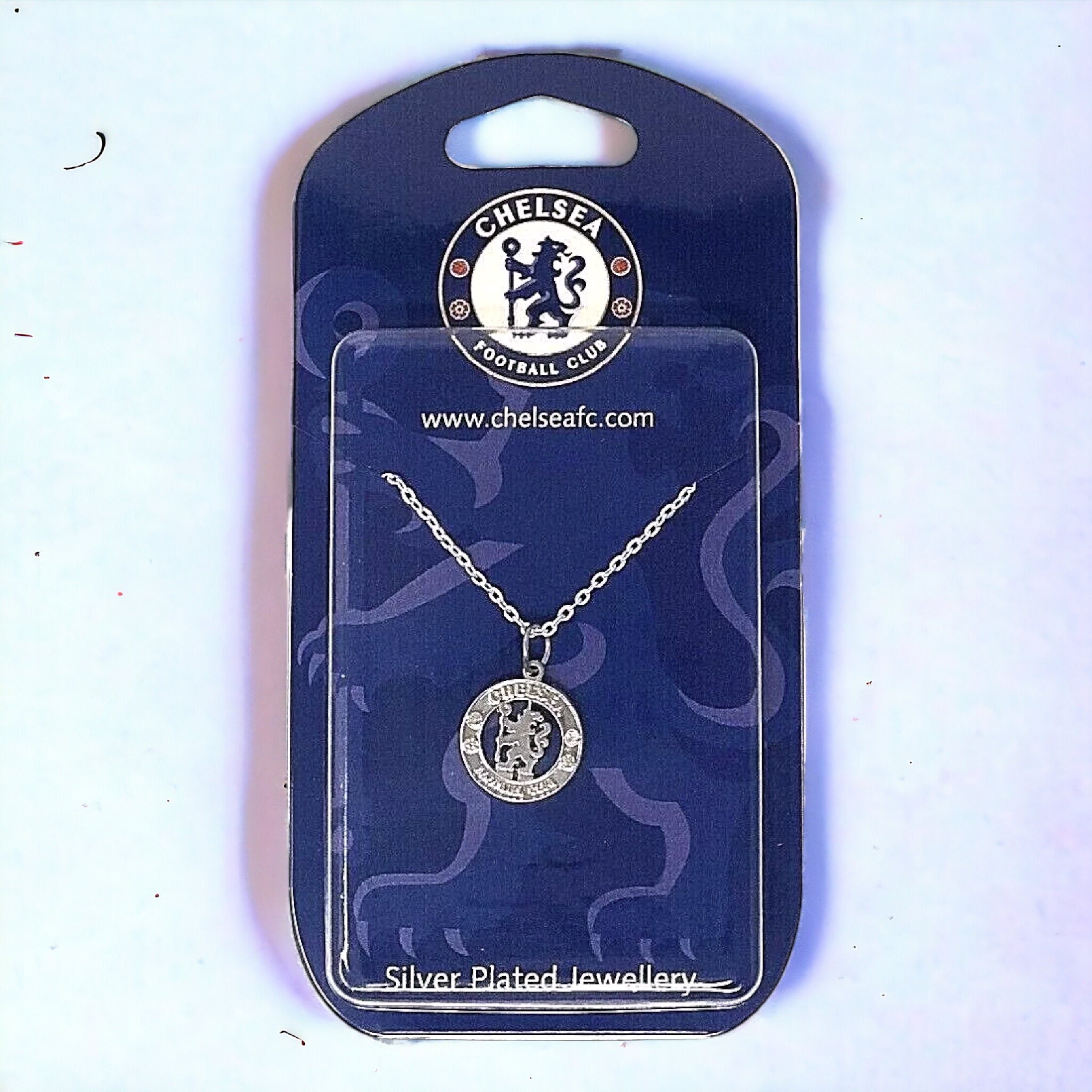 Chelsea FC - Ciondolo XL Placcato Argento Con Collana - Foto 5