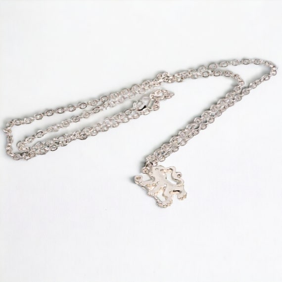 Chelsea FC - Ciondolo XL Placcato Argento Con Collana - Foto 3