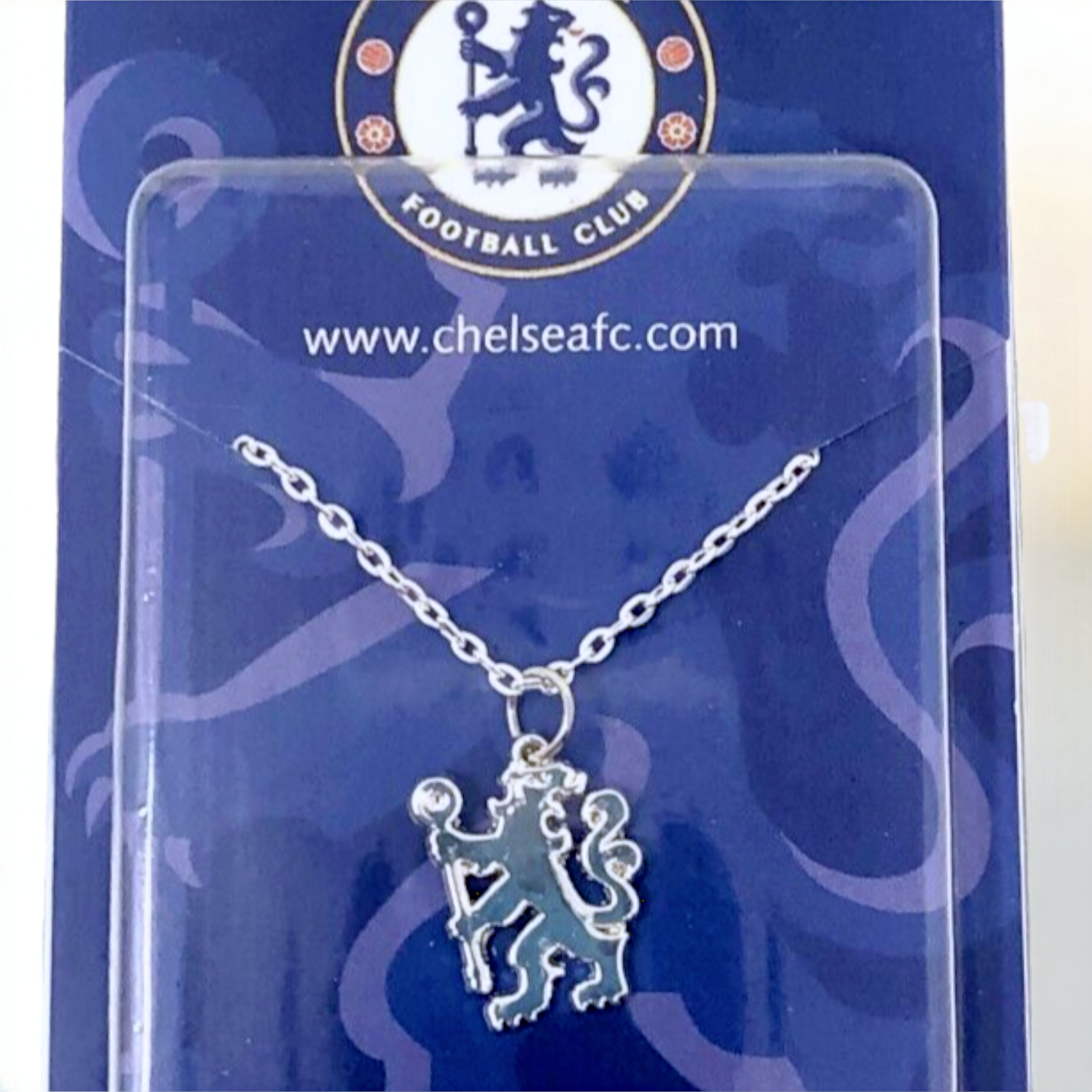 Chelsea FC - Ciondolo XL Placcato Argento Con Collana - Foto 4