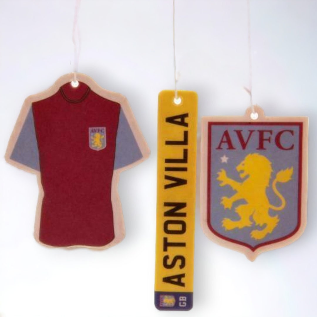 Aston Villa Air Freshener Car Room Office Football Soccer FC Fan