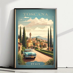 Toscana Wall Art, Tuscany Art Print, Italy Art Print, Travel Gift For Her, Travel Poster, Travel Gift, Home Decor Wall Art, Housewarming