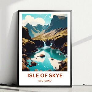 Isle of Skye Landscape Art Print - Home Decor & Wall Art for Scotland Enthusiasts, Gift Wall Hanging Isle of Skye