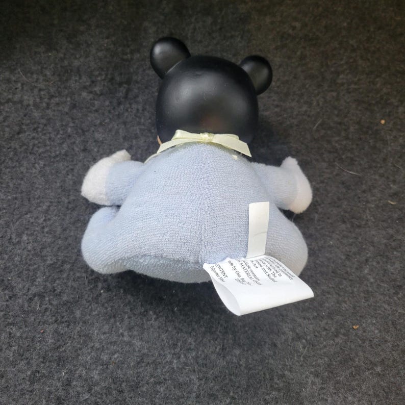 Disney Baby Micky Maus Plüsch Stofftier Frottee Stofftier 11,5 cm Vintage 90er Jahre Bild 3